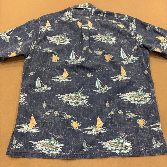 Reyn Spooner Men’s Classic Fit Huki Short Sleeve Button Down Size 2XL - Picture 8 of 11